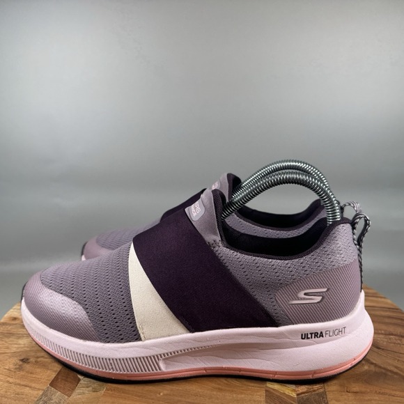 Skechers Womens Go Run Pulse 128103 Purple Running Shoes Sneakers Size 7 - Picture 3 of 8